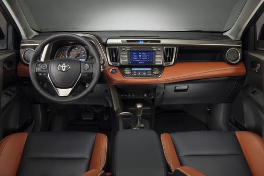 2013 Toyota RAV4 interior, dash