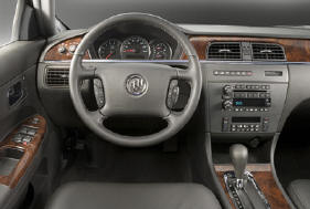 Buick Allure interior, dash
